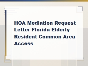 Resolving Common Area Access for Florida Residents