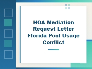 Resolving Florida Pool Usage Conflicts Through Mediation
