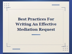 Mediation Request Guidelines for Hoa Boards