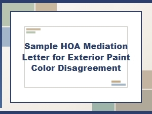 Resolving Hoa Exterior Paint Color Disputes