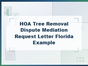 Mediate Florida Hoa Tree Removal Disputes